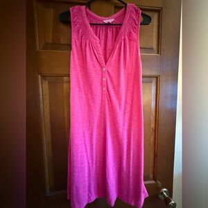Lilly Pulitzer Bright Pink casual dress or beach cover up